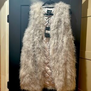 feather vest